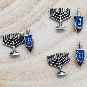 Origami Owl Hanukkah Charms Menorah Dreidel